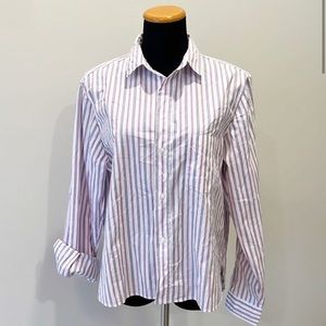 NWOT Frank & Eileen Pinstripe Silvio Shirt